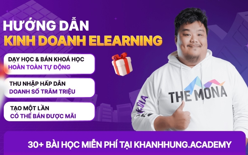 khóa học kinh doanh elearning khánh hùng academy