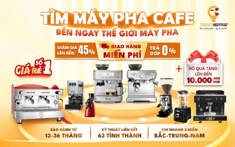 đơn vị cung cấp máy pha cà phê thegioimaypha
