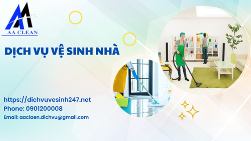 Dịch vụ vệ sinh nhà cửa AA Clean