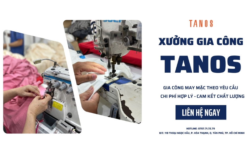 Xưởng may local brand Tanos