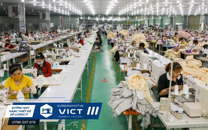 Xưởng gia công áo local brand Vict
