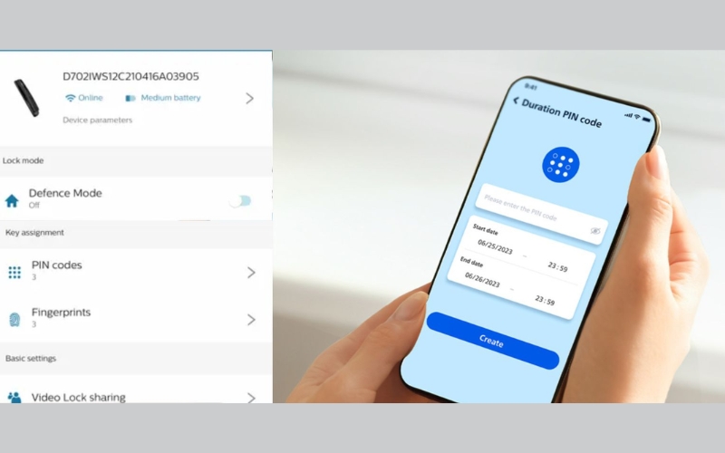 Tạo mật khẩu mở khóa tạm thời