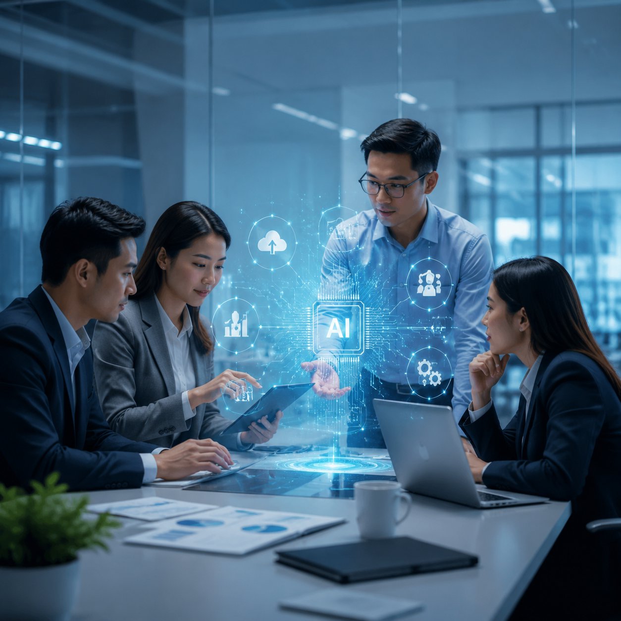 Chuyển đổi số ứng dụng AI: Lộ trình đến doanh nghiệp AI-first